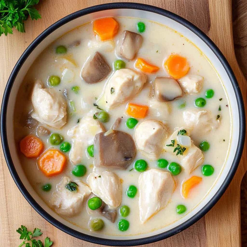 Omas Hühnerfrikassee - schnelles Rezept