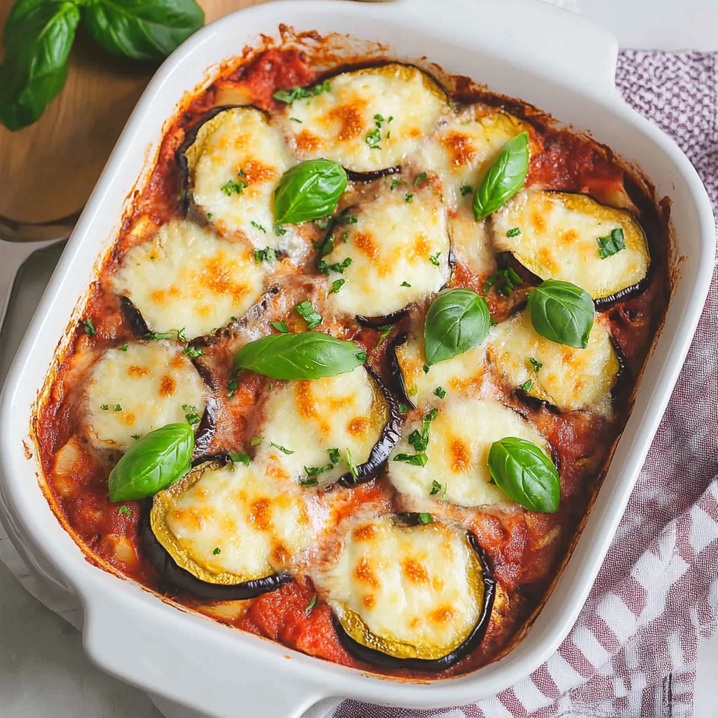 Aubergine-Zucchini-Auflauf