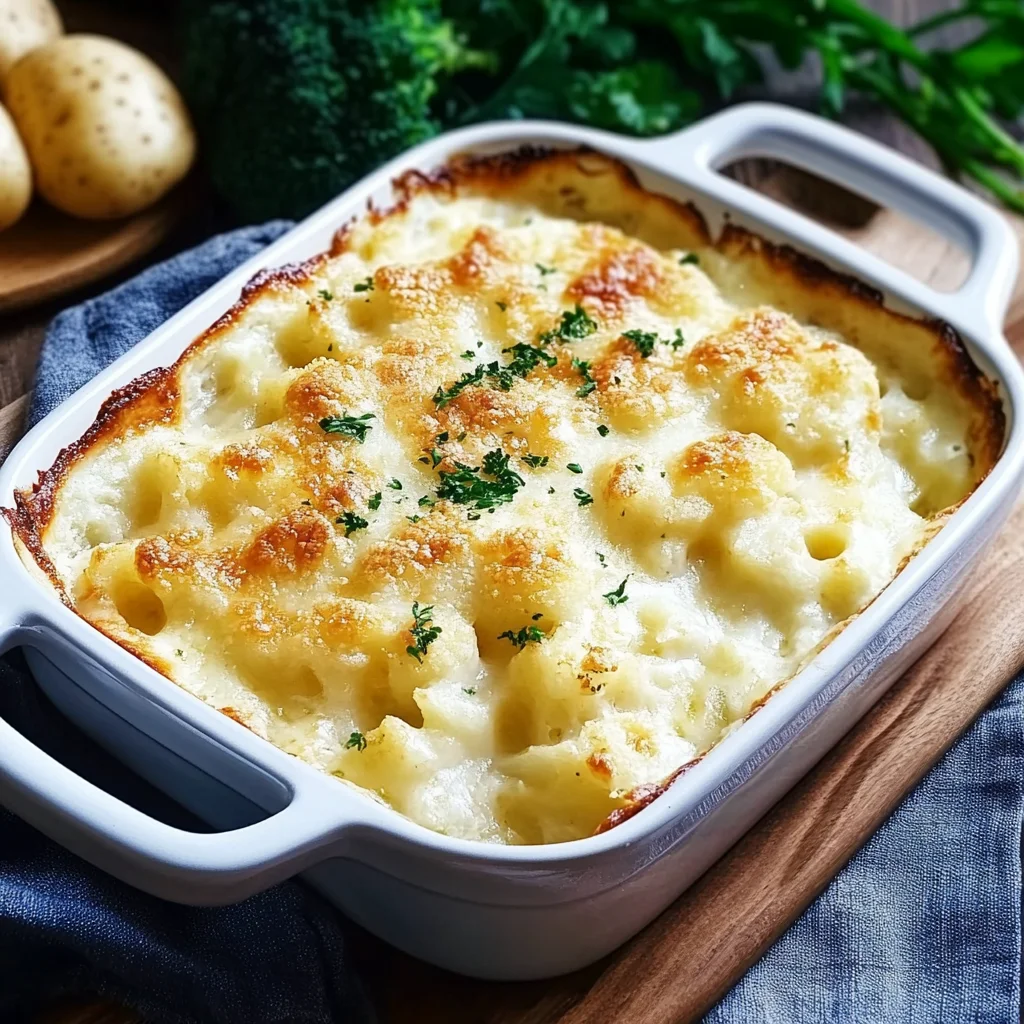 Blumenkohlauflauf mit Kartoffeln