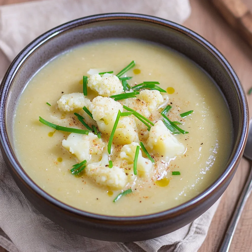 Blumenkohlsuppe - mit Kartoffeln, wie von Oma