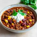 Chili con Carne mit Schokolade