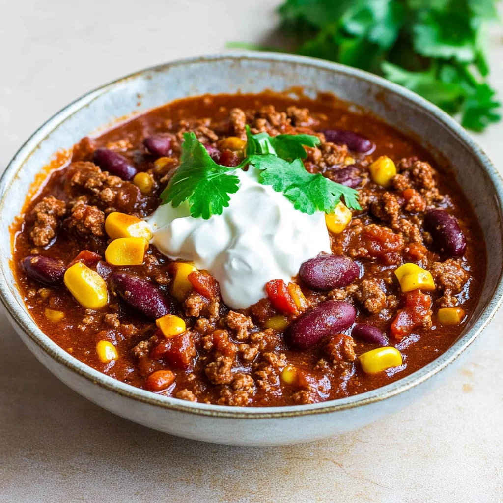 Chili con Carne mit Schokolade