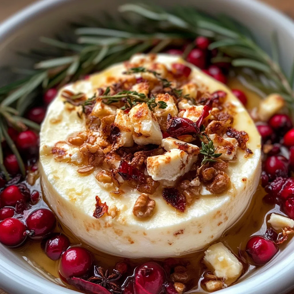 Feta aus dem Ofen / Vorspeise für Weihnachten