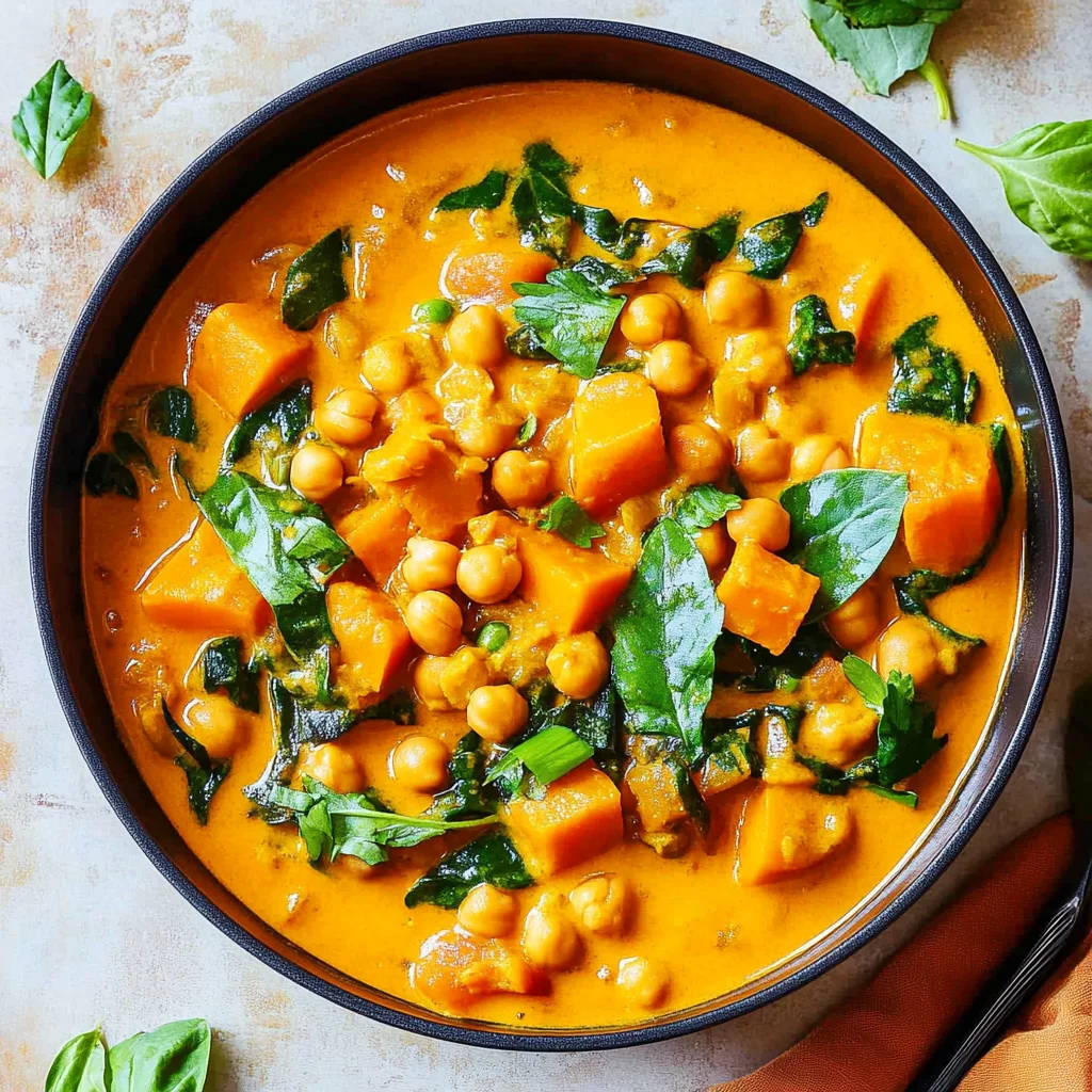 Kürbis-Kichererbsen-Curry