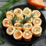 Lachsröllchen - Lachs Frischkäse Röllchen