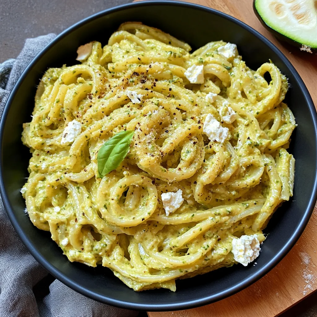 Pasta in Zucchini Sauce