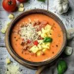 Pizzasuppe Rezept mit Hackfleisch