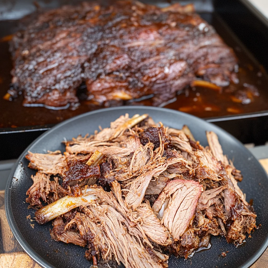 Pulled beef – aus dem Ofen