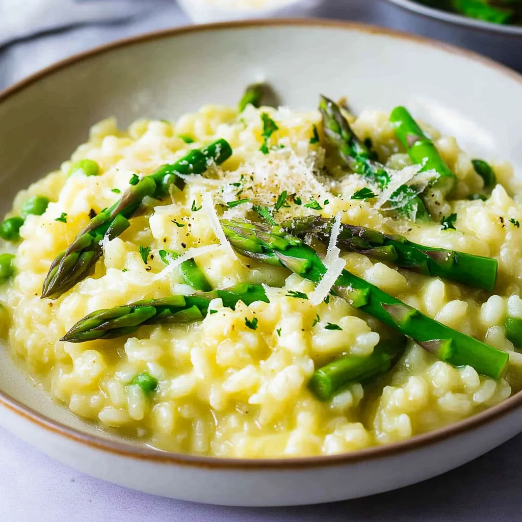 Spargelrisotto