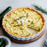 Zucchini-Quiche mit Feta