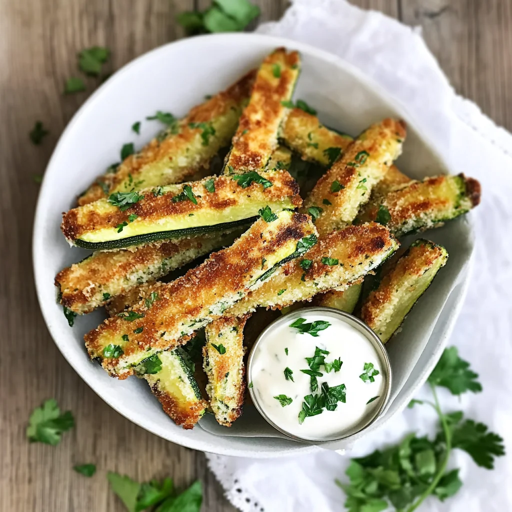 Zucchini Pommes (einfaches Rezept)